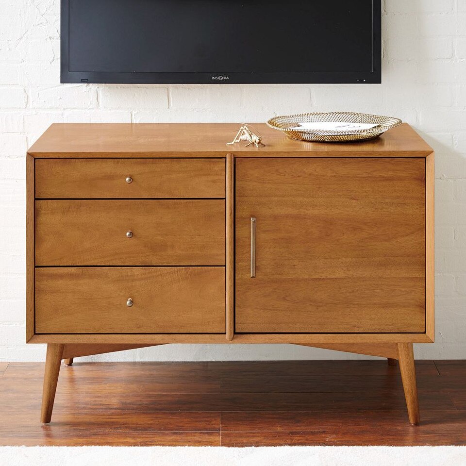 MidCentury Media Console (102 cm) West Elm UK